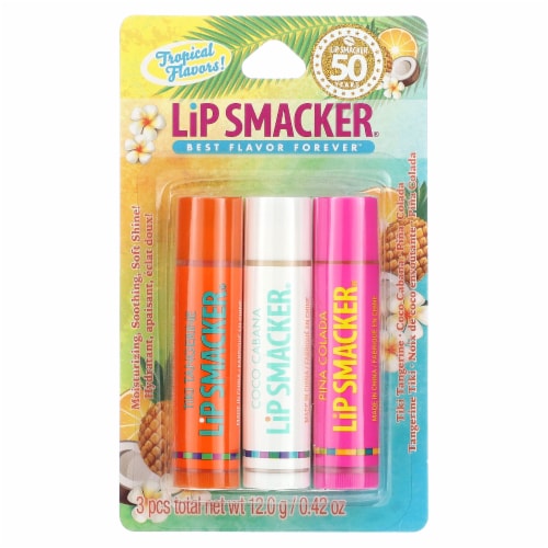 Lip Smacker® Tropical Fever Lip Balm Trio Perspective: back