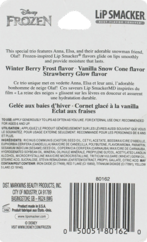 Lip Smacker Frozen Trio Lip Balm Perspective: back