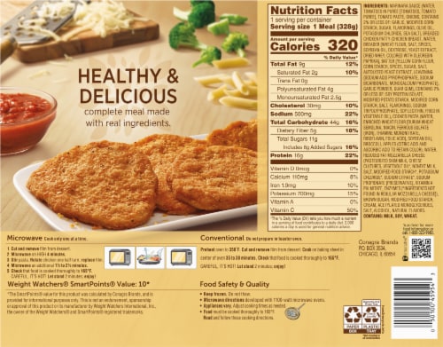 Healthy Choice® Classics Chicken Parmigiana Frozen Meal Perspective: back