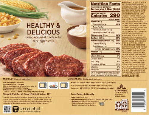 Healthy Choice® Classic Meat Loaf Perspective: back