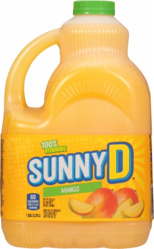 SUNNYD® Mango Juice Drink Perspective: back