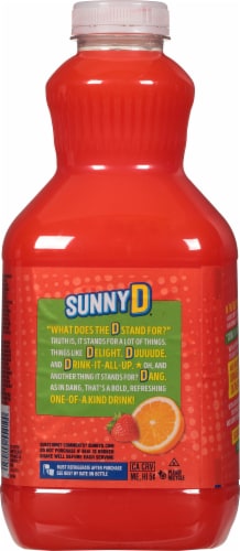 SunnyD® Orange Strawberry Juice Blend Perspective: back