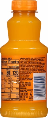 SUNNYD® Tangy Original Orange Juice Drink Perspective: back