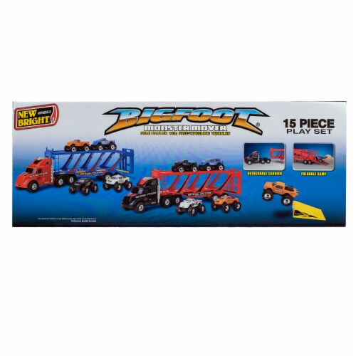 New Bright Bigfoot Truck Big Rig Toy Vehicle Perspective: back