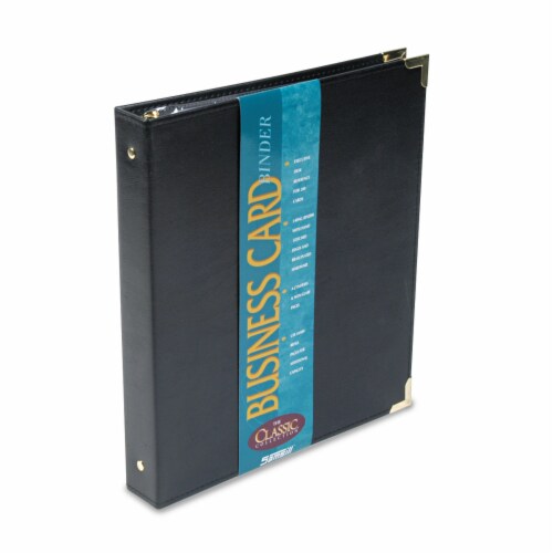 Samsill® BNDR,BUS CD,LTR SZ,1 ,BK 81080 Perspective: back