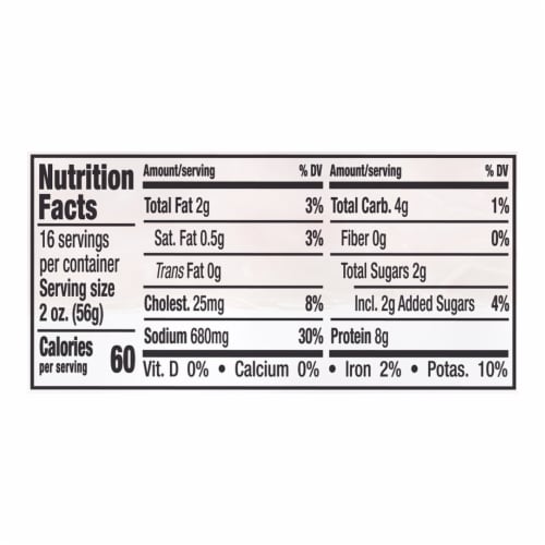 Farmer John Classic Premium Cooked Ham Perspective: back