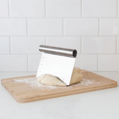 Dough Scraper/Cutter, Silver Perspective: back