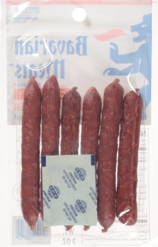 Bavarian Meats™ Hot & Spicy Lil Landjaeger Jerky Perspective: back
