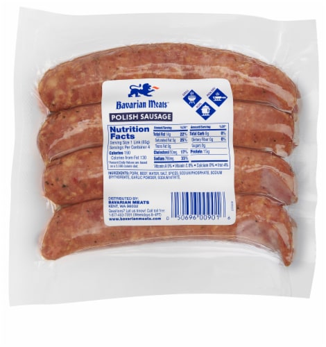 Bavarian Meats™ Polish Sausage Links Perspective: back