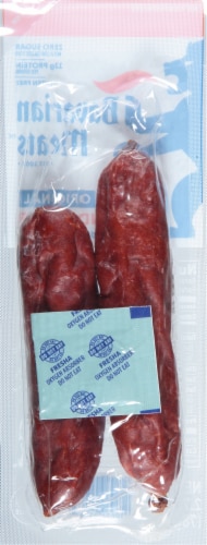 Bavarian Meats™ Original Naturally Hardwood Smoked Landjaeger Perspective: back