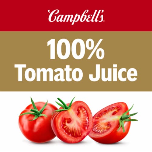 Campbell's® 100% Tomato Juice  Can Perspective: back