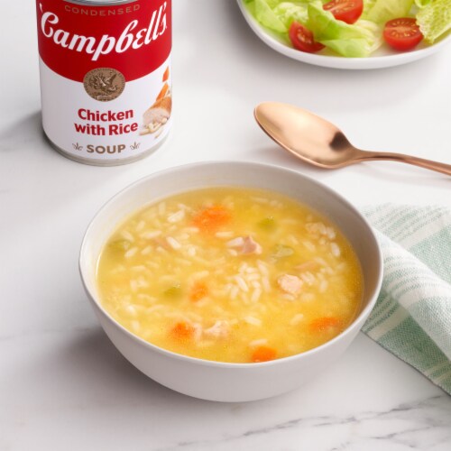 Campbell's® Condensed Chicken with Rice Soup Perspective: back