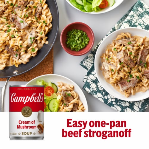 Campbell's® Condensed Cream of Mushroom Soup Perspective: back