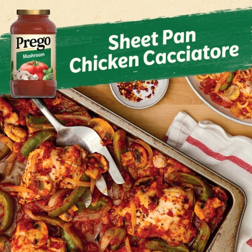 Prego® Mushroom Pasta Sauce Perspective: back