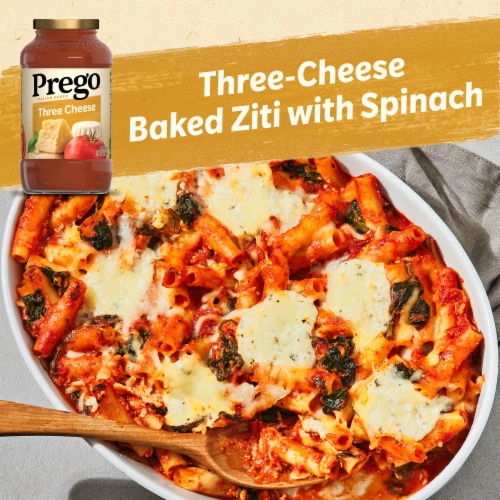 Prego® Three Cheese Pasta Sauce Perspective: back