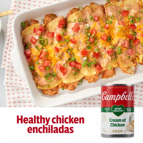 Campbell's® Condensed Heart Healthy Cream of Chicken Soup Perspective: back