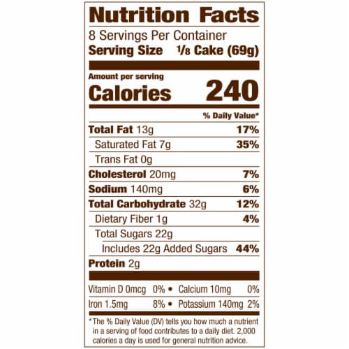 Pepperidge Farm® Chocolate Fudge Layer Cake Perspective: back