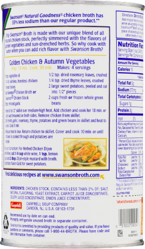 Swanson Natural Goodness Chicken Broth Perspective: back