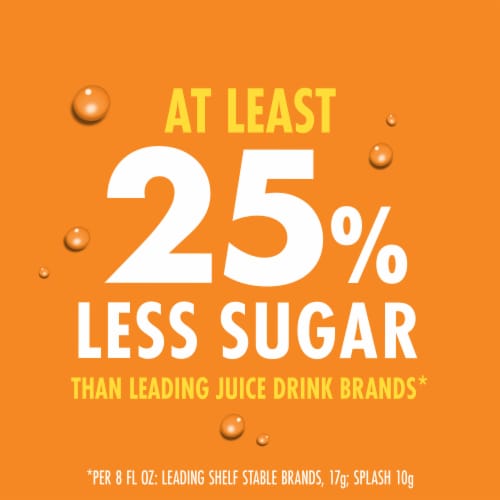 V8 Splash® Tropical Fruit Blend Juice Beverage Perspective: back