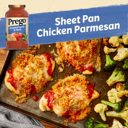 Prego® Italian Tomato Sauce with Roasted Garlic & Herbs Pasta Sauce Perspective: back
