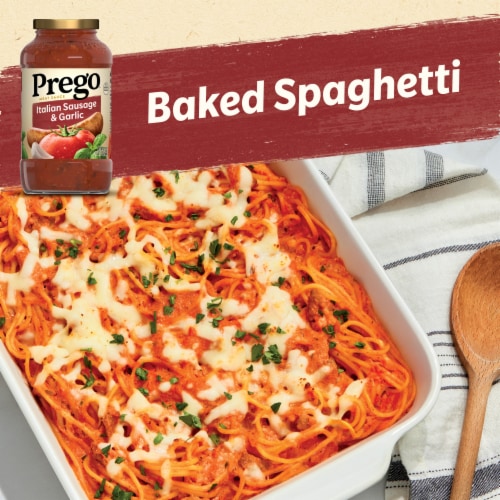 Prego® Italian Sausage & Garlic Meat Sauce Perspective: back