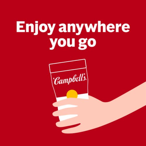 Campbell’s® Soup on the Go Creamy Tomato Soup Perspective: back