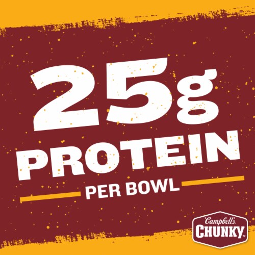 Campbell's® Chunky™ Hot & Spicy Chili with Beans Microwavable Bowl Perspective: back
