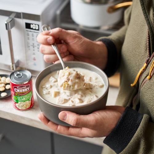 Campbell's® Chunky® Healthy Request New England Clam Chowder Soup Perspective: back