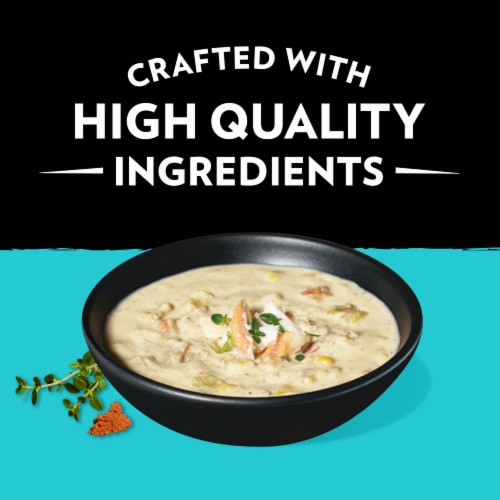Campbell's® Slow Kettle Style Kickin' Crab & Corn Chowder Perspective: back
