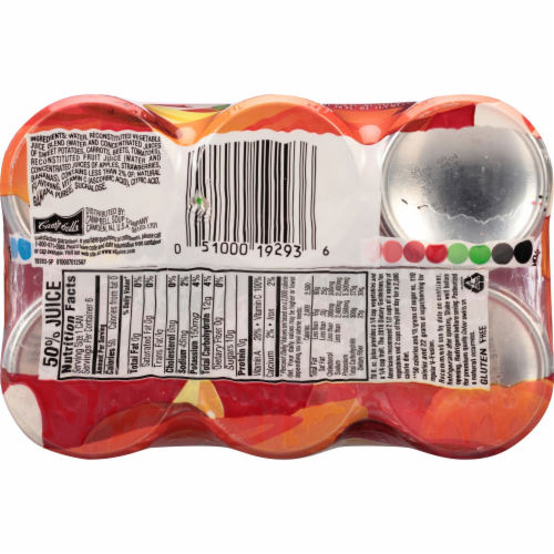 V8 V-Fusion Light Strawberry Banana Juice Perspective: back