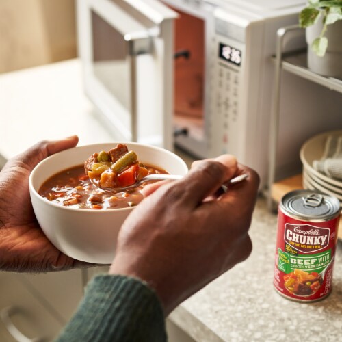 Campbell's® Chunky® Healthy Request® Beef Soup with Country Vegetables Perspective: back