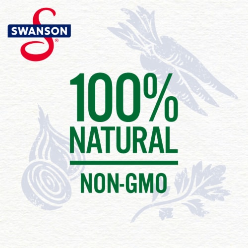 Swanson 100% Natural Vegetable Broth Carton Perspective: back
