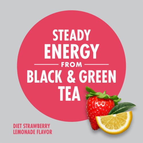 V8 V-Fusion+™ Energy Diet Strawberry Lemonade Energy Drink Perspective: back