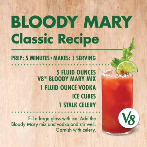 V8 Bloody Mary Mix Perspective: back