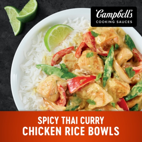 Campbell's® Cooking Sauces Spicy Thai Curry Chicken Sauce Perspective: back