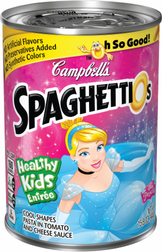Campbell's SpaghettiOs Princess Shapes (Characters May Vary) Perspective: back