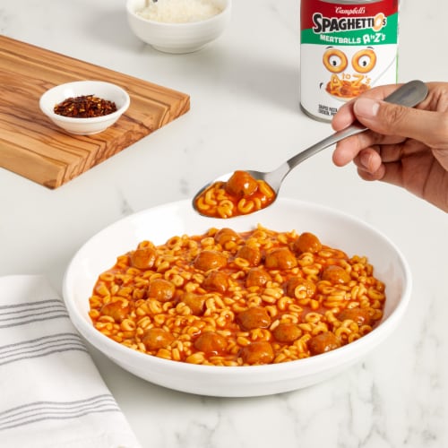 SpaghettiOs Spicy Original made with Frank's RedHot, Canned Pasta, 15.8 OZ  Can