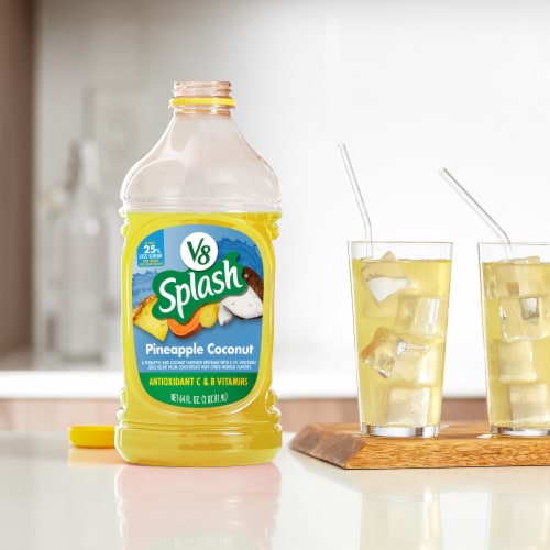 V8 Splash® Pineapple Coconut Juice Blend Perspective: back