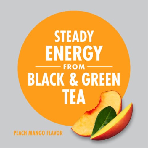 V8 +Energy Peach Mango Juice Perspective: back