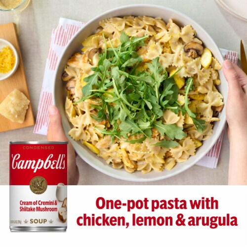 Campbell's® Condensed Cream of Cremini & Shiitake Mushroom Soup Perspective: back