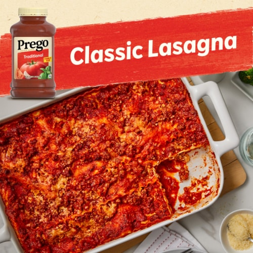 Prego® Traditional Pasta Sauce Perspective: back