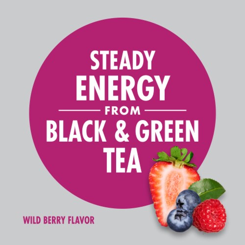 V8+® Wild Berry Energy Drink Multipack Cans Perspective: back