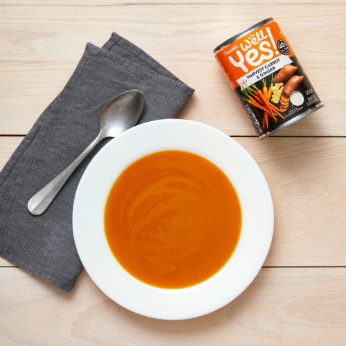 Campbell's Well Yes Soup Carrot Ginger Perspective: back