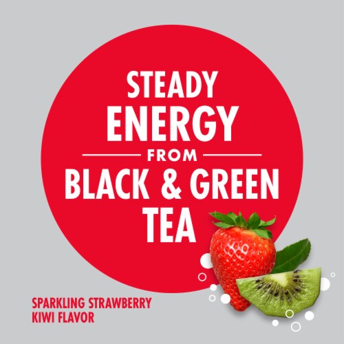 V8™ +SPARKLING ENERGY Strawberry Kiwi Energy Drink Perspective: back