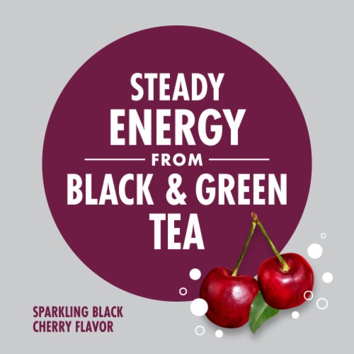 V8 Plus™ Energy Black Cherry Sparkling Energy Drink Perspective: back