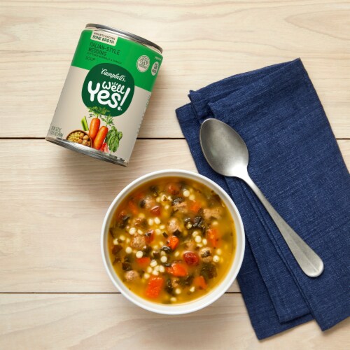 Campbell's® Well Yes!® Italian Wedding Soup Perspective: back