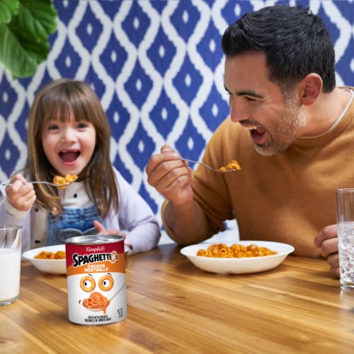 SpaghettiOs® Canned Pasta with Chicken Meatballs Perspective: back