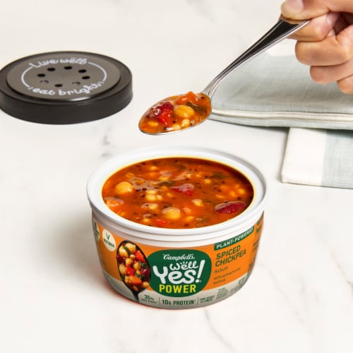 Campbell's® Well Yes!® Spiced Chickpea Soup Perspective: back