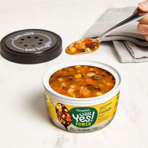 Campbell's® Well Yes!® Power Southwest Style Chicken Soup Perspective: back
