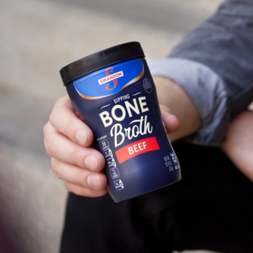 Swanson® Sipping Beef Bone Broth Perspective: back